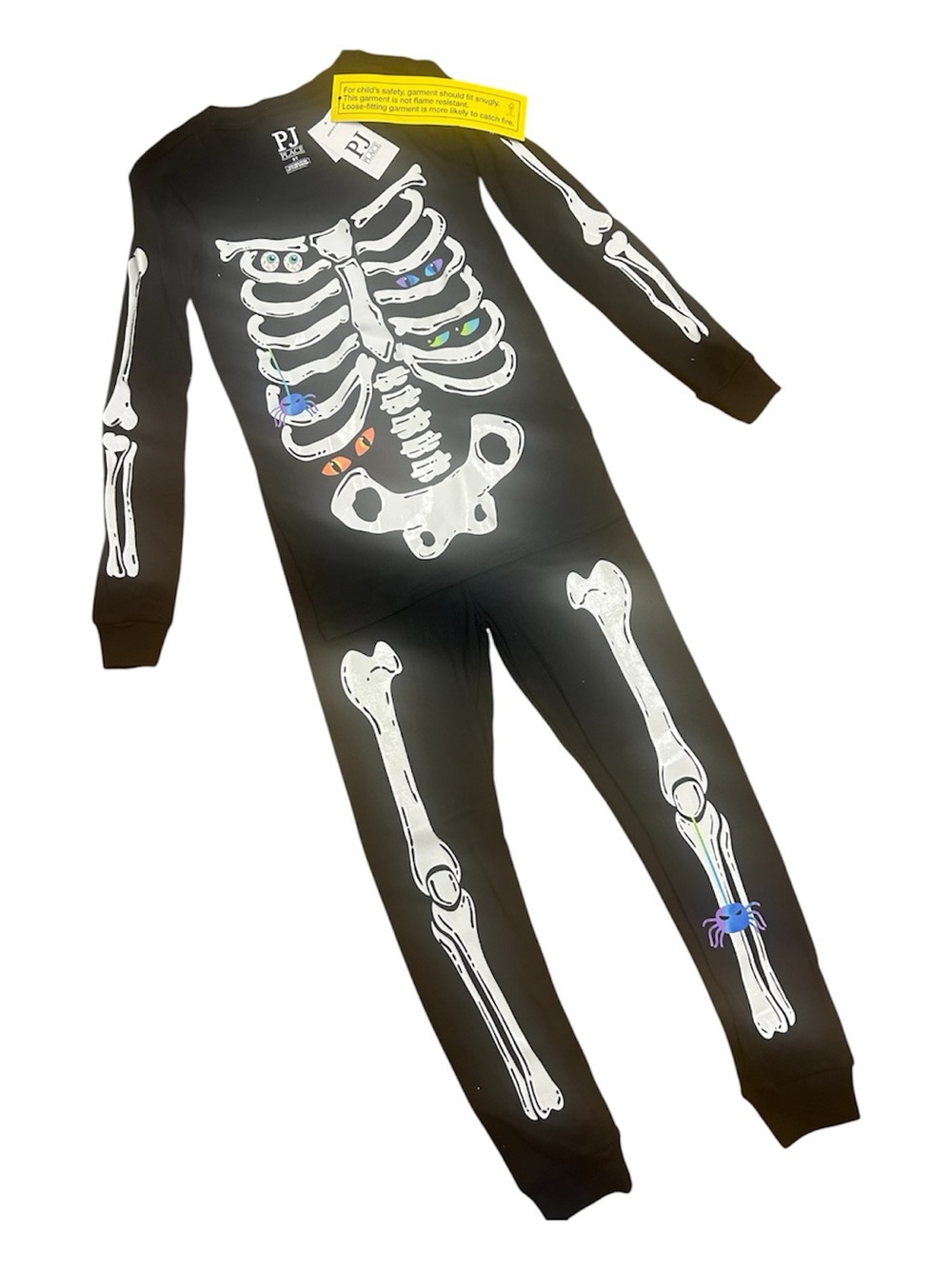 PJ Place Fun Skeletal Pajama Set, Size 5T